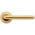 Дверная ручка Rucetti RAP 2 SG/GP (Матовое золото)
