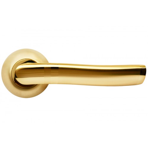 Дверная ручка Rucetti RAP 3 SG/GP (Матовое золото)