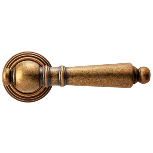 Дверная ручка Rucetti RAP Classic-L 8 OMB (Состаренная бронза)