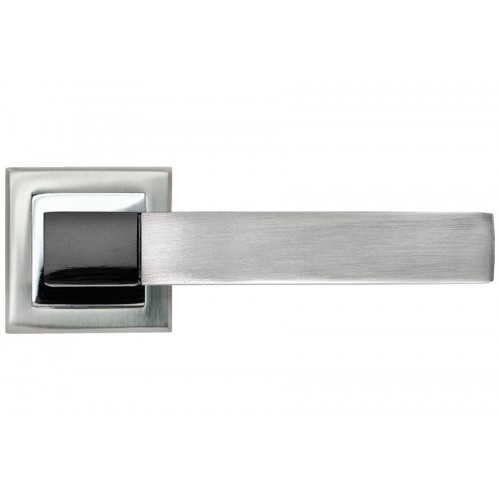 Дверная ручка Rucetti RAP 16-S SN/CP (Белый никель)