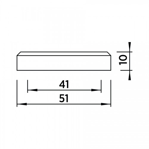 Ключевая накладка Bussare B0-30 Graphite (Графит)